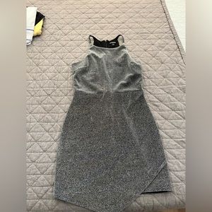 New years asymmetrical glitter dress